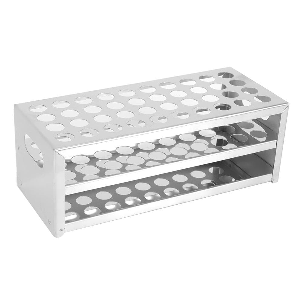304 Stainless Steel Punch-plate Test Tube Rack 40 Holes Large Capacity (15.5mm*40)