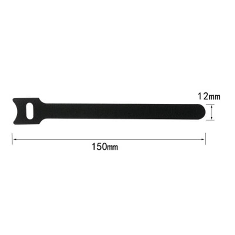 10Pcs Reusable Cord Organizer Keeper Holder, Fastening Cable Ties Straps for Earbud Headphones Phones Wire Wrap Managemen 10 Pcs black