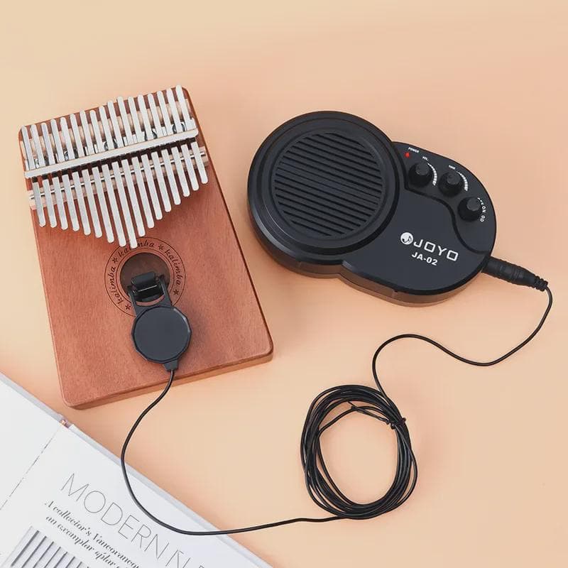 Electric Kalimba Thumb Piano with Mini Speaker Pickup Pickup + Belcat Speaker