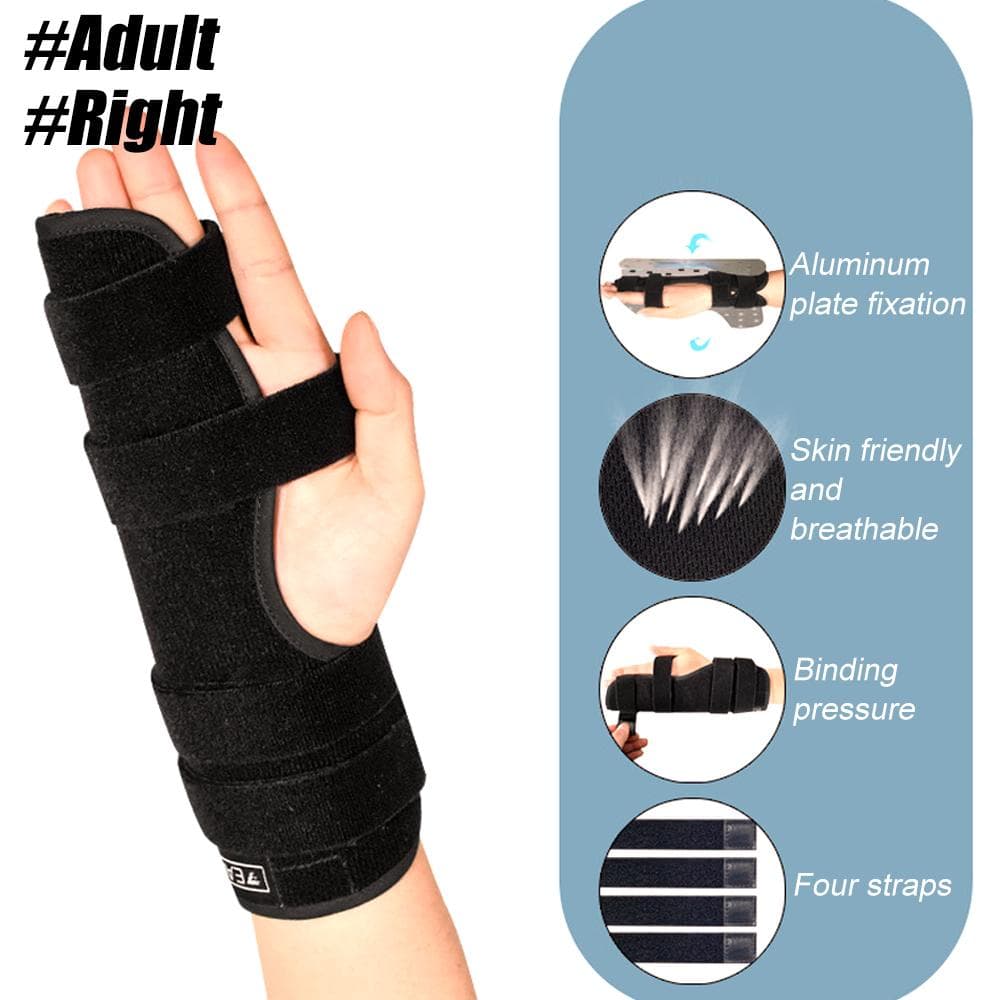 1 PC Boxer Finger Splint Hand Brace Pinky Finger Splint for Little Finger Cast Finger Immobilizer Straightener Splint Support