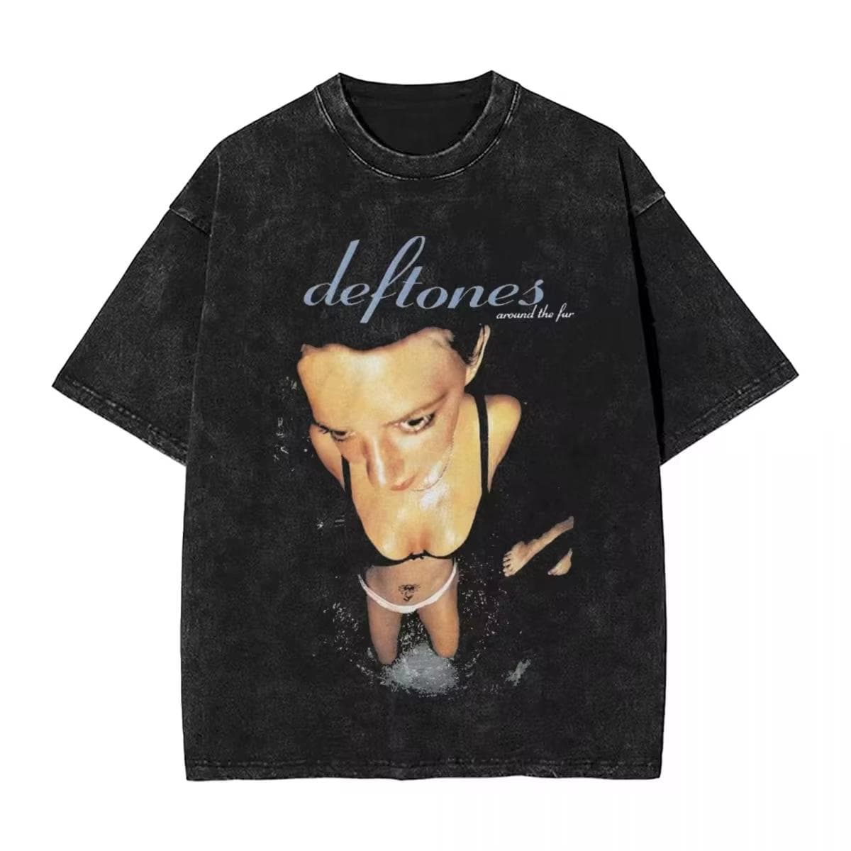 Deftones Men Women Oversized Summer Washed T Shirt Vintage Cotton Nostalgic Design Tee Streetwear 3XL