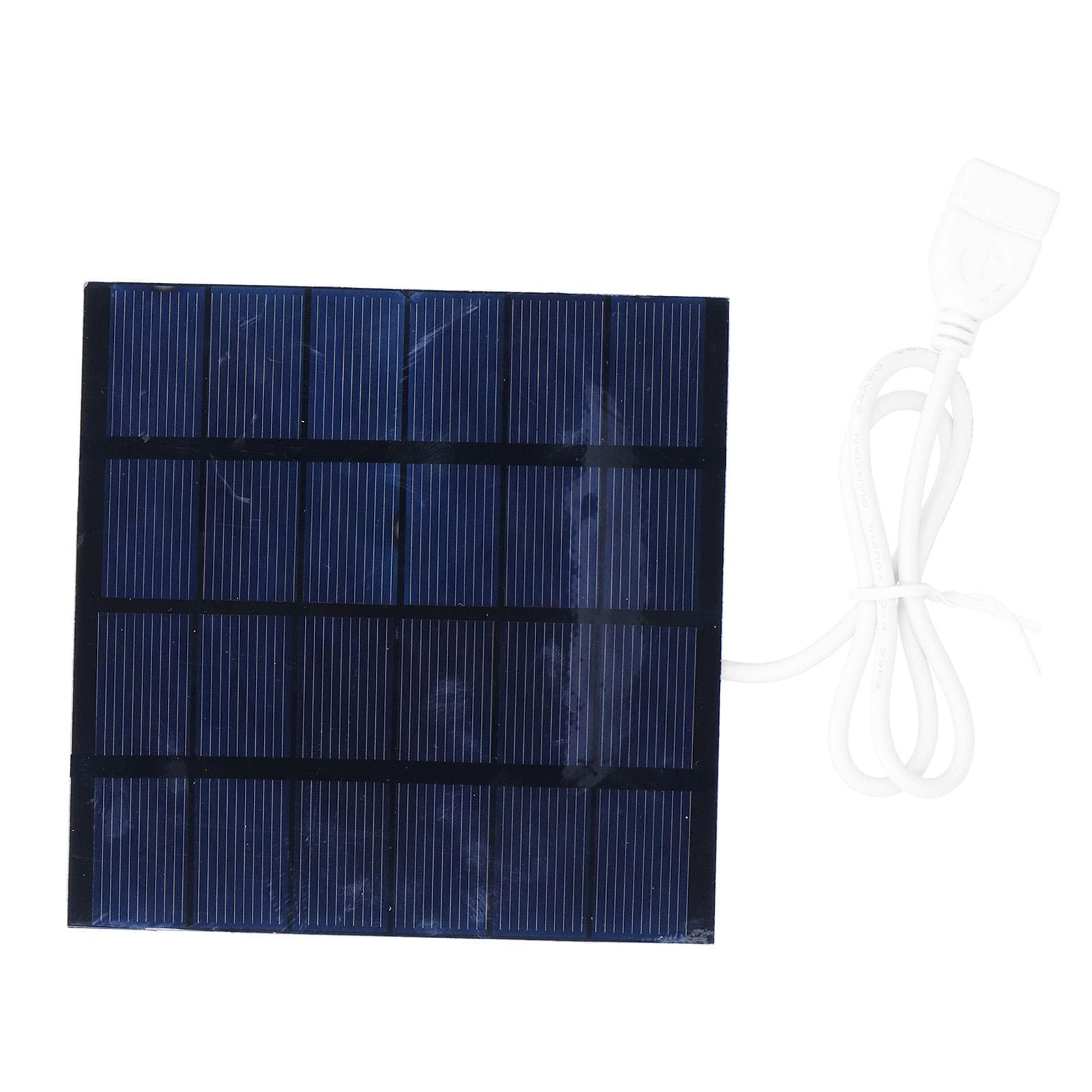 1.5W 6V Solar Panel DIY Solar Charger for Scientific Project Electronic Application 110x110mm