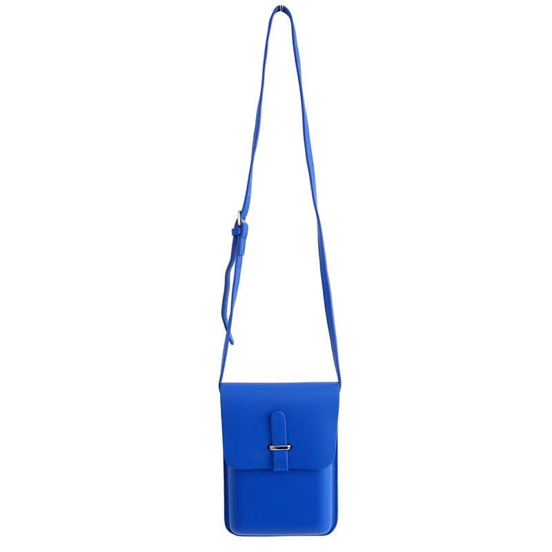 Ladies' Flip Phone Bag, Women's Bag, Women's Mini Versatile Casual Vertical Single-shoulder Crossbody Bag 15*21*4cm blue
