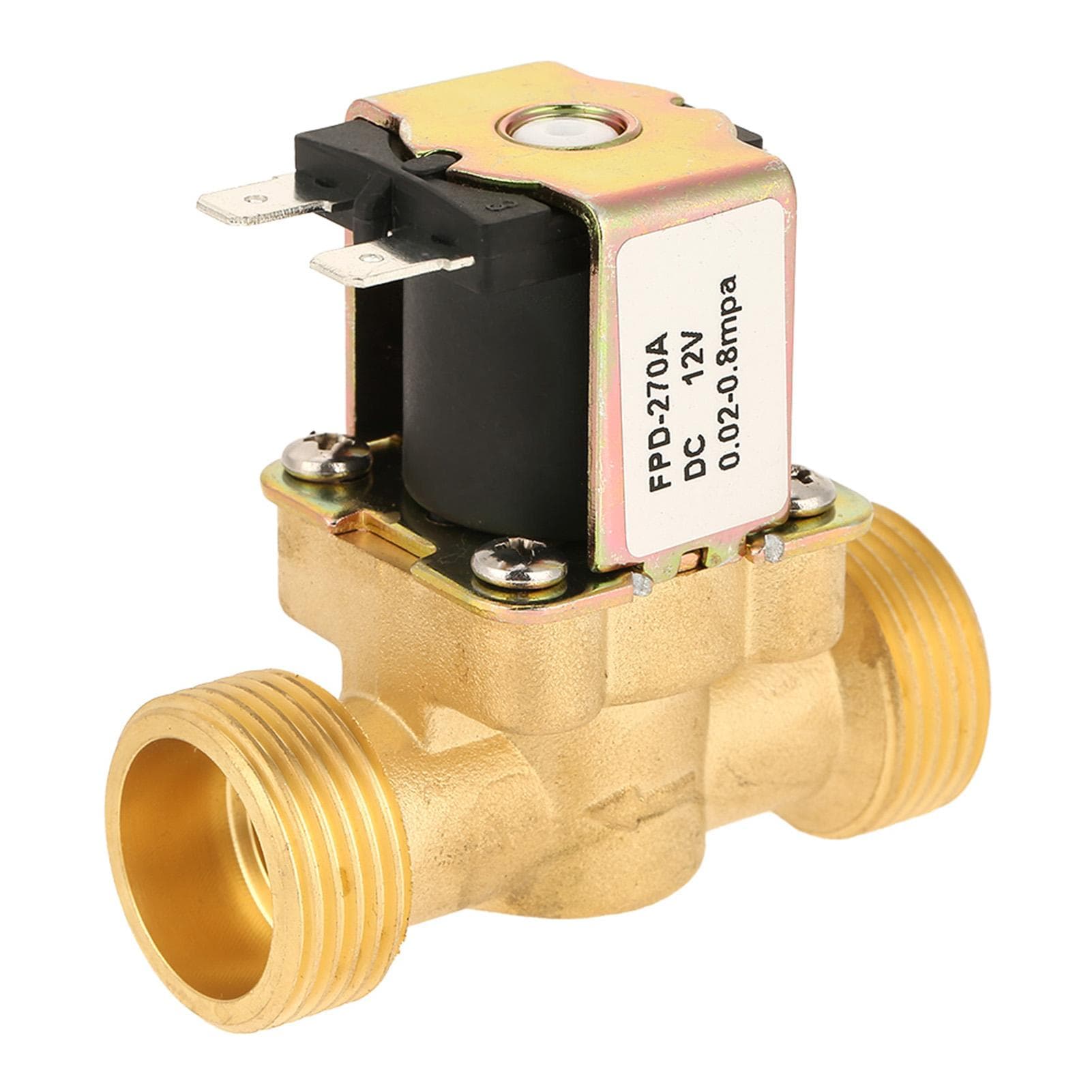 1pc DC12V G34 Normal Closed Brass Electric Solenoid Valve for Water