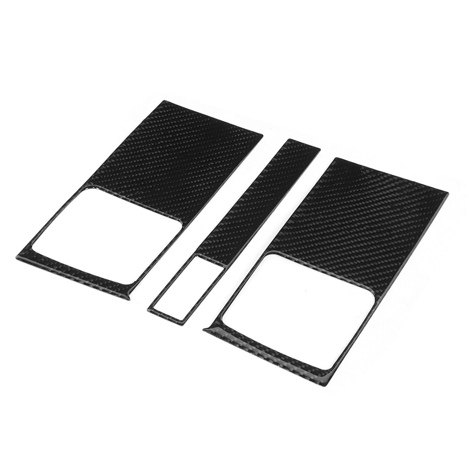 3Pcs Center Console Air Vent Cover Frame Carbon Fiber Outlet Trim Sticker Fit for Honda CRV