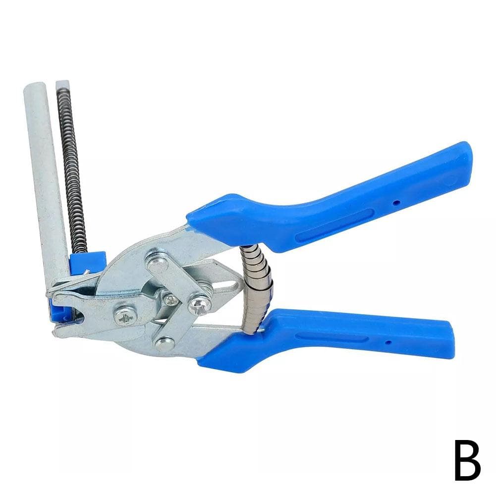 Hog Plier Tool Staples Animal Cage Chicken Mesh Cage Wire Fencing Caged Clamp Installation Tool blue