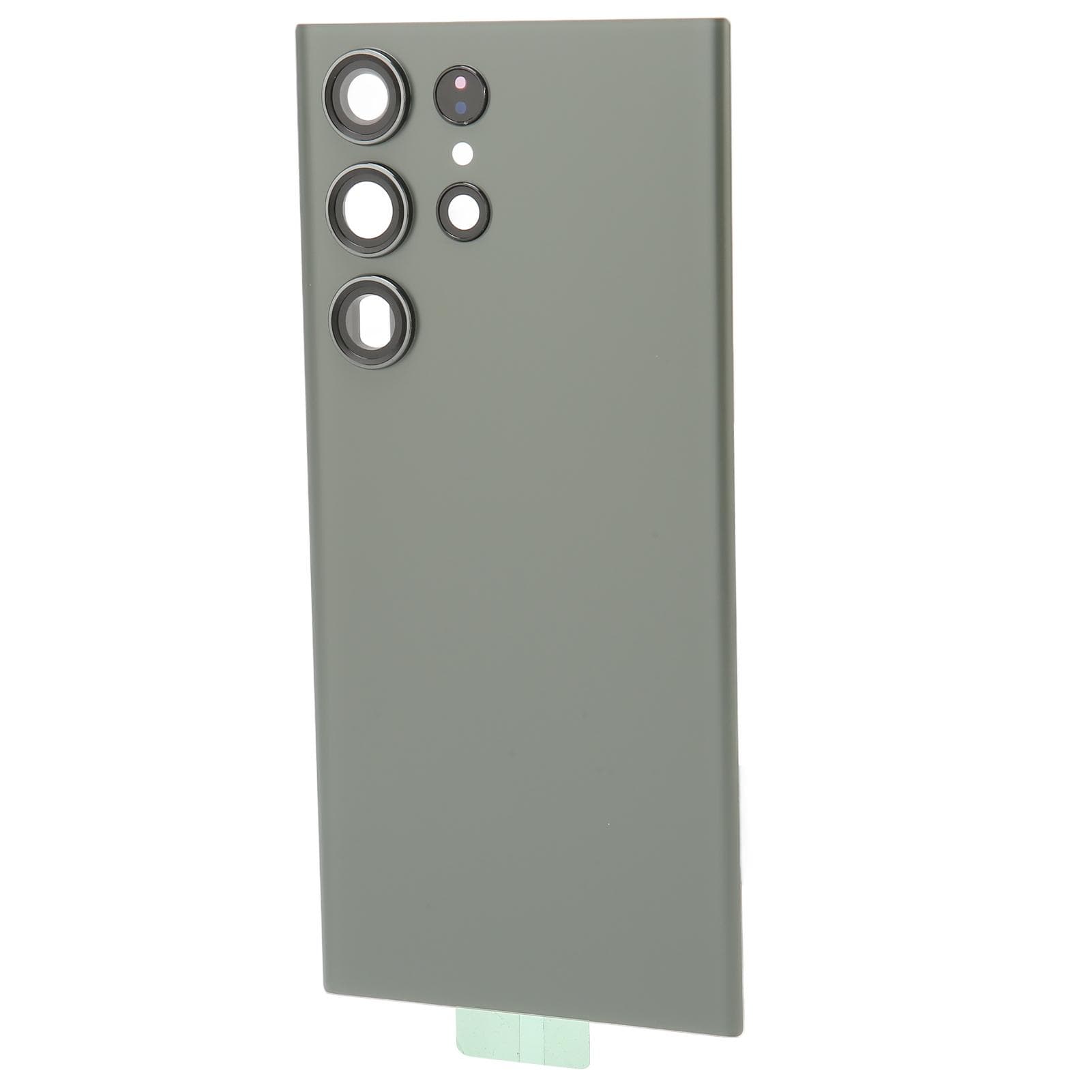 Replacement Back Glass Cover with Pre Installed Camera Lens and Repair Tool Kit for Samsung Galaxy green