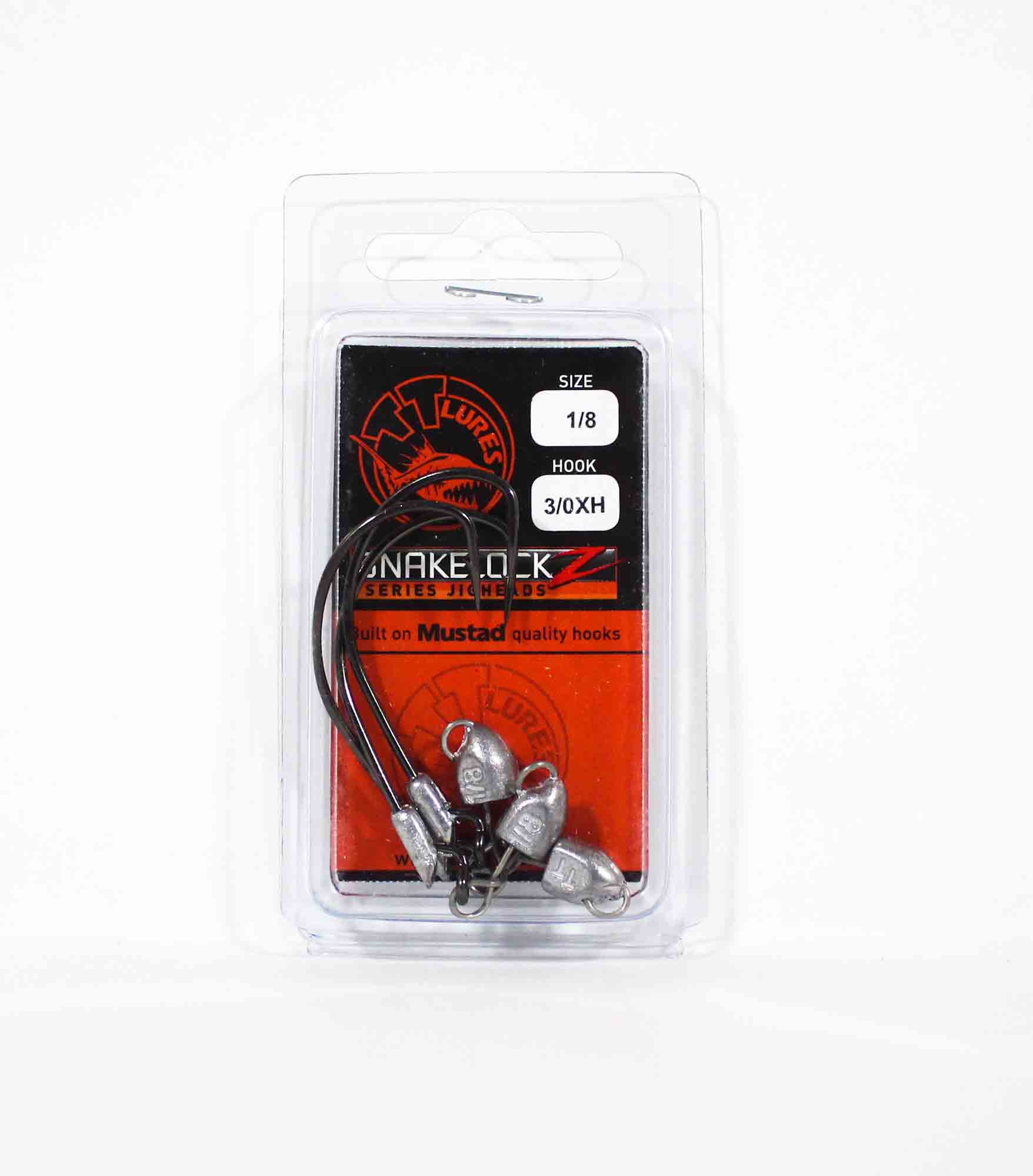 Tackle Tactics TT SnakelockZ Jig Head 1/8 oz 3/0 XH 3/pack (6467)