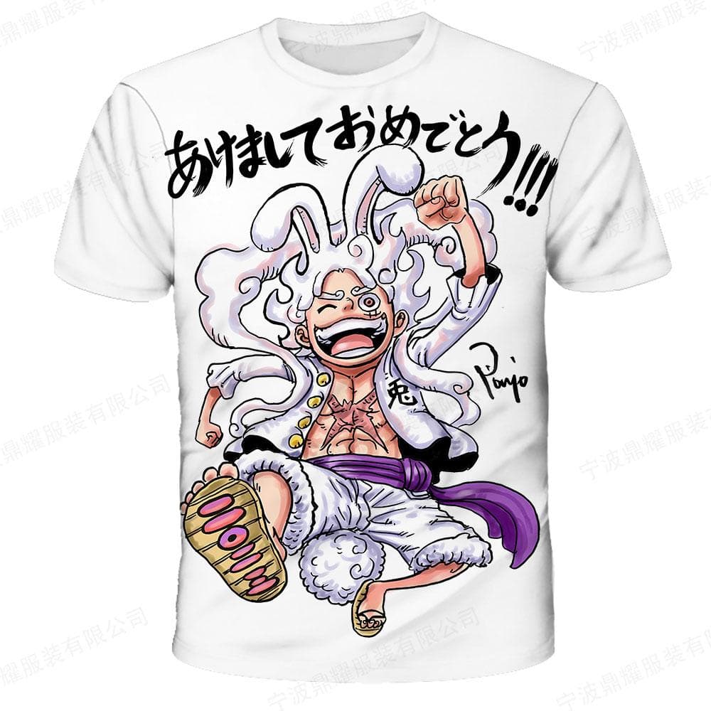 Fashion Kid Anime One Piece Luffy T Shirt Boy Clothing Kids Boys Tshirt Children T-shirt Summer Short Sleeve Tops Tees XL