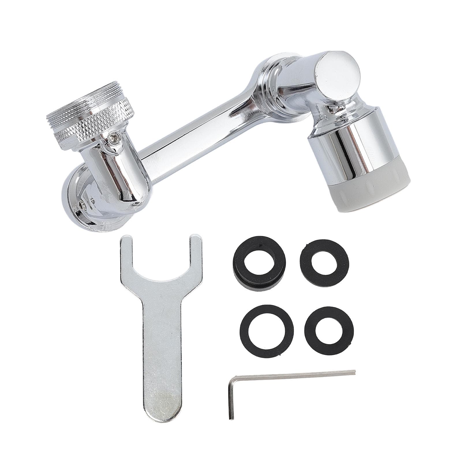 Faucet Extender 1080 Degree Faucet Adapter Aerator Kitchen Sink Aerator Oxygen Enriched Foam Inside
