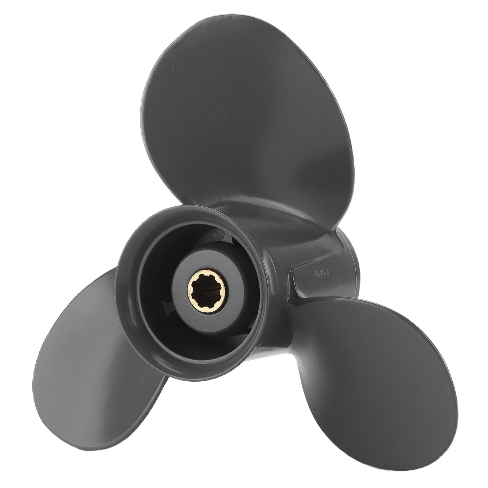 Outboard Propeller 3 Blades Aluminum Alloy Copper Outboard Replacement for Outboard 8?20HP