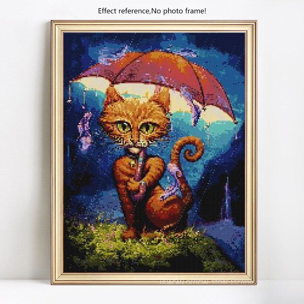 Diamond Embroidery Cartoon Animal Full Round Rhinestone 5D DIY Diamond Painting Cross Stitch 20X30CM