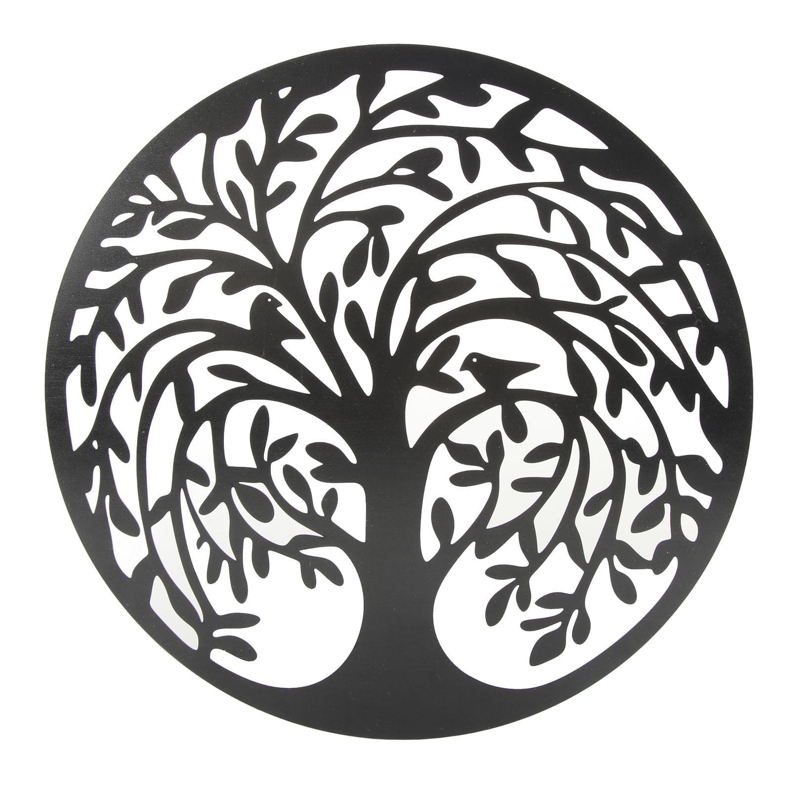 Tree of Life Wall Decor Metal Hollow Tree of Life Wall Art Iron Wall Hanging Tree Decoration for