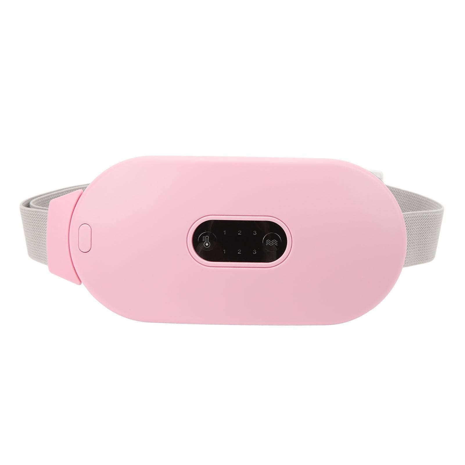 Cordless Waist Heating Belt Hot Compress 6 Vibration Modes Auto Off USB Charging Uterus Massage Belt