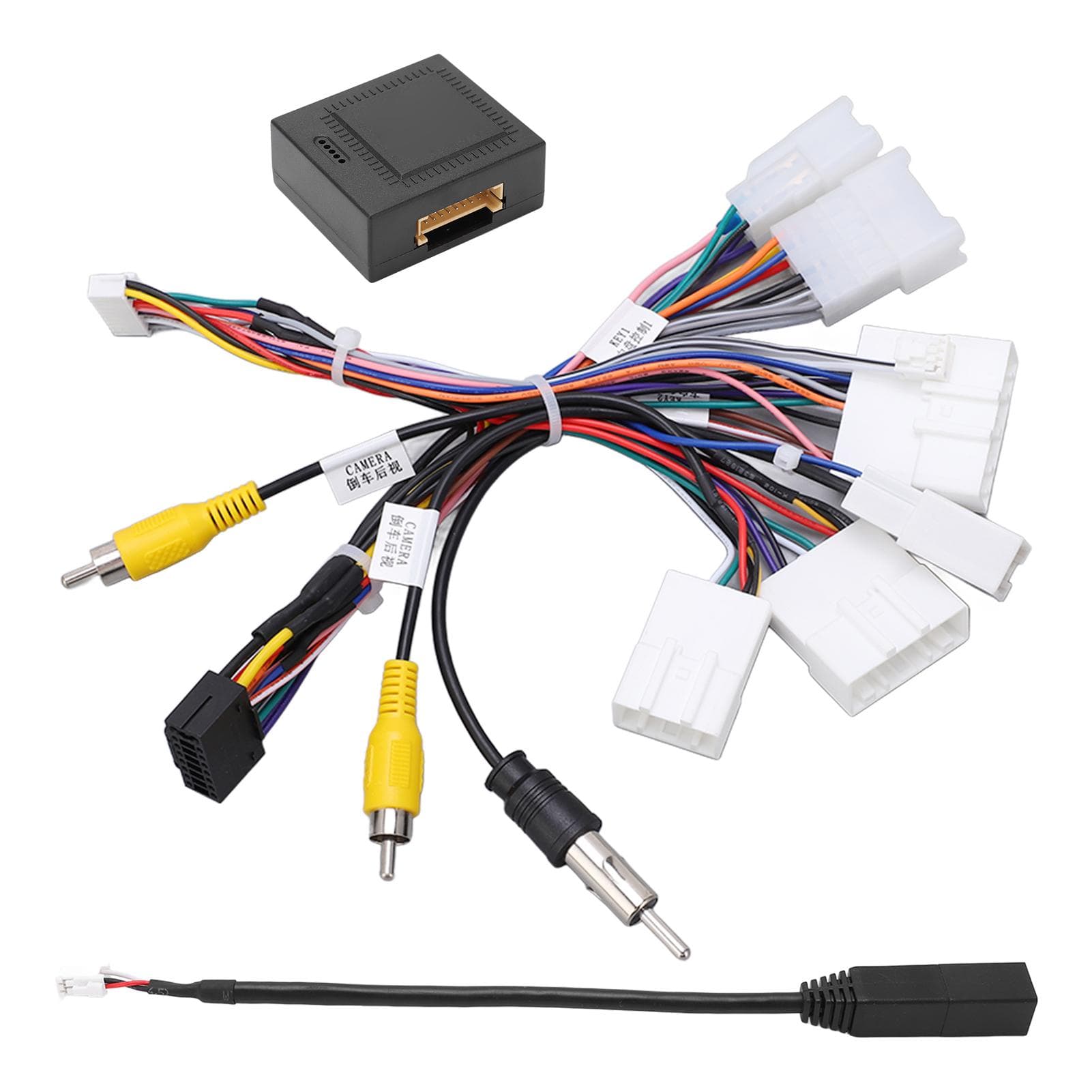 16 Pin Radio Wiring Harness GPS Power Cord Replacement for RAV4 Highlander Corolla Levin Camry Reiz