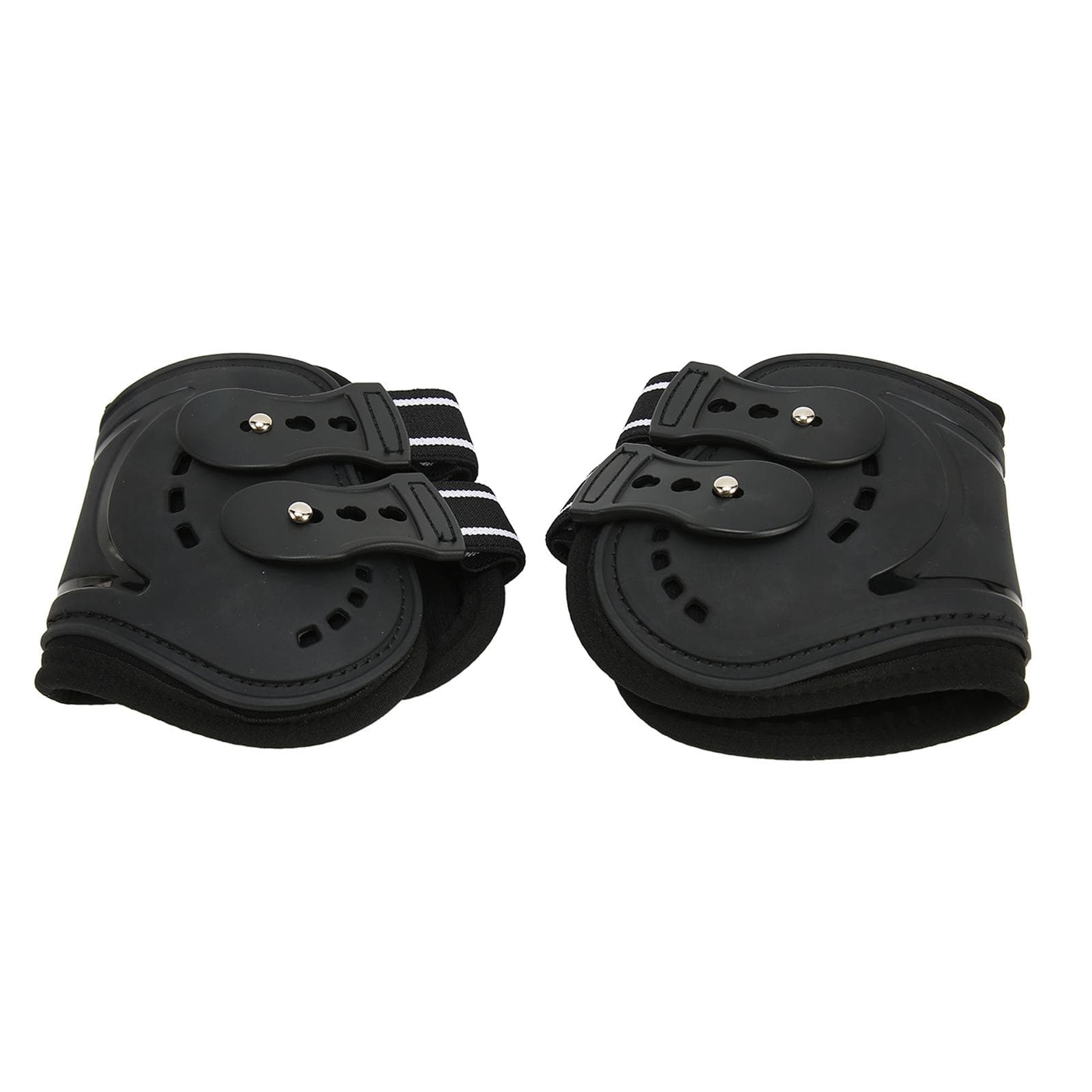 Horse Hind Leg Boots Breathable Impact Resistant Adjustable Prevent Slip Lightweight Horse Fetlock M(315 X 180mm / 12.4 X 7.09in)
