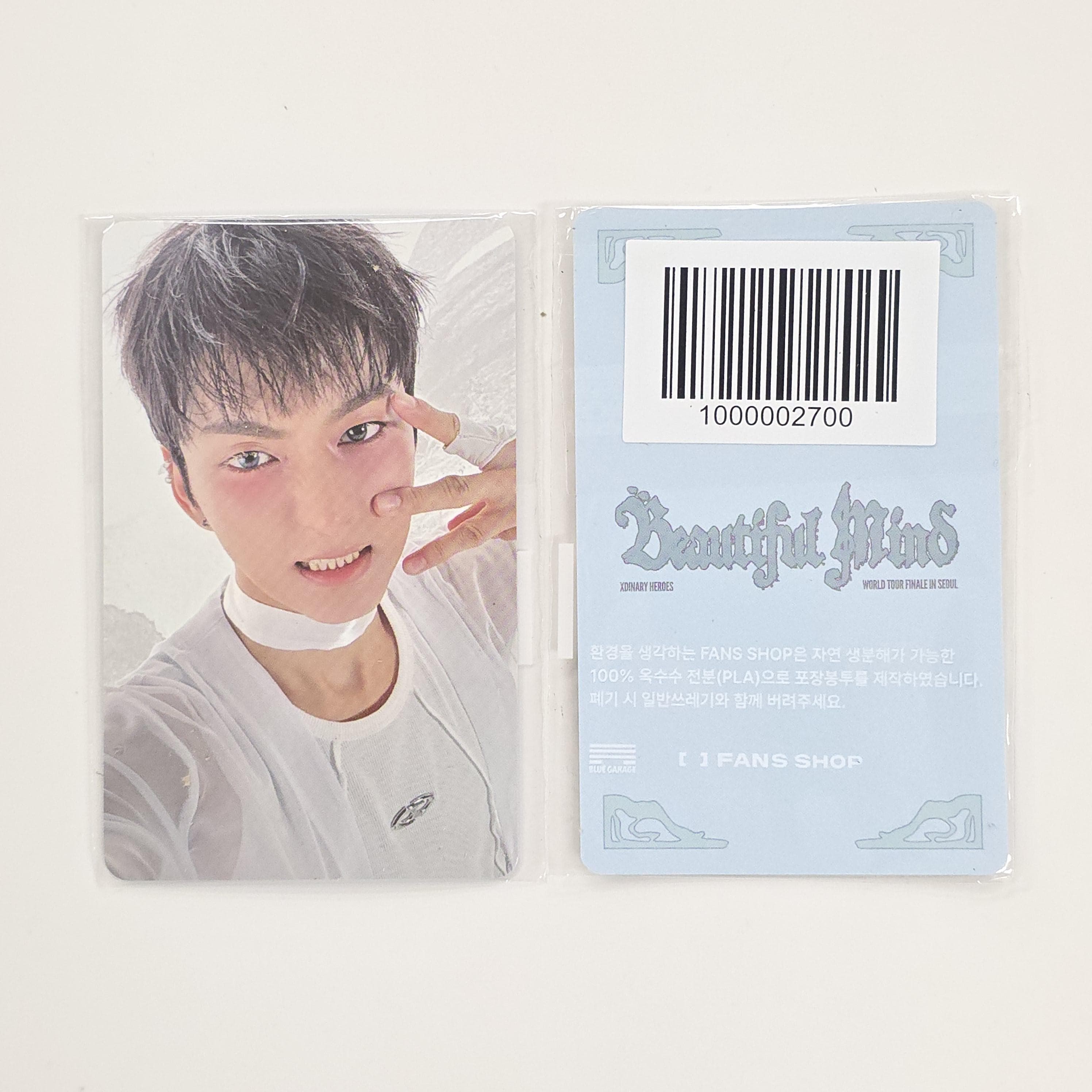 Xdinary Heroes Beautiful Mind Finale FANS SHOP Special Photo Card O.de 01
