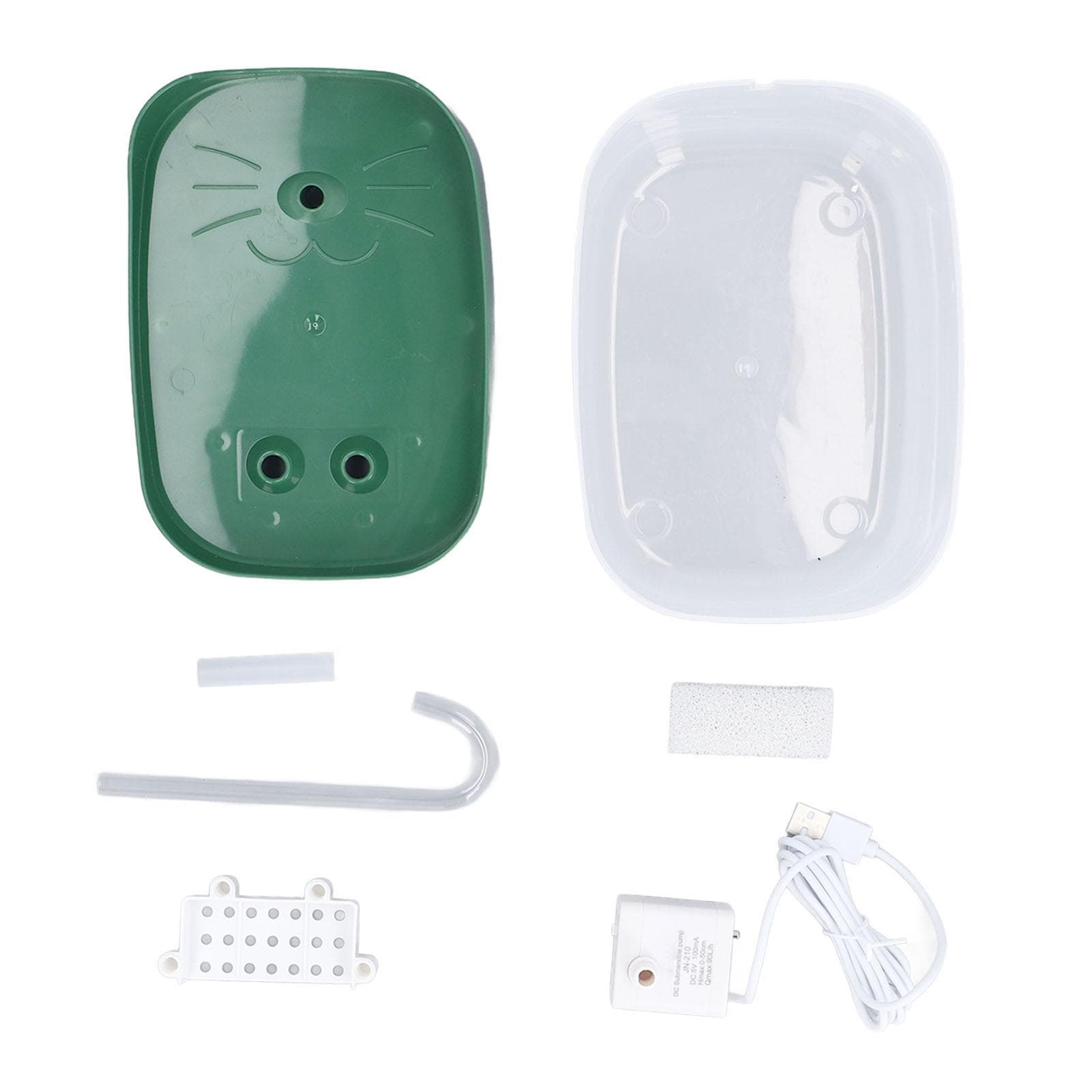 Pet Water Fountain Quiet Intelligent Long Battery Life Radar Sensor Cat Fountain Water Bowl for