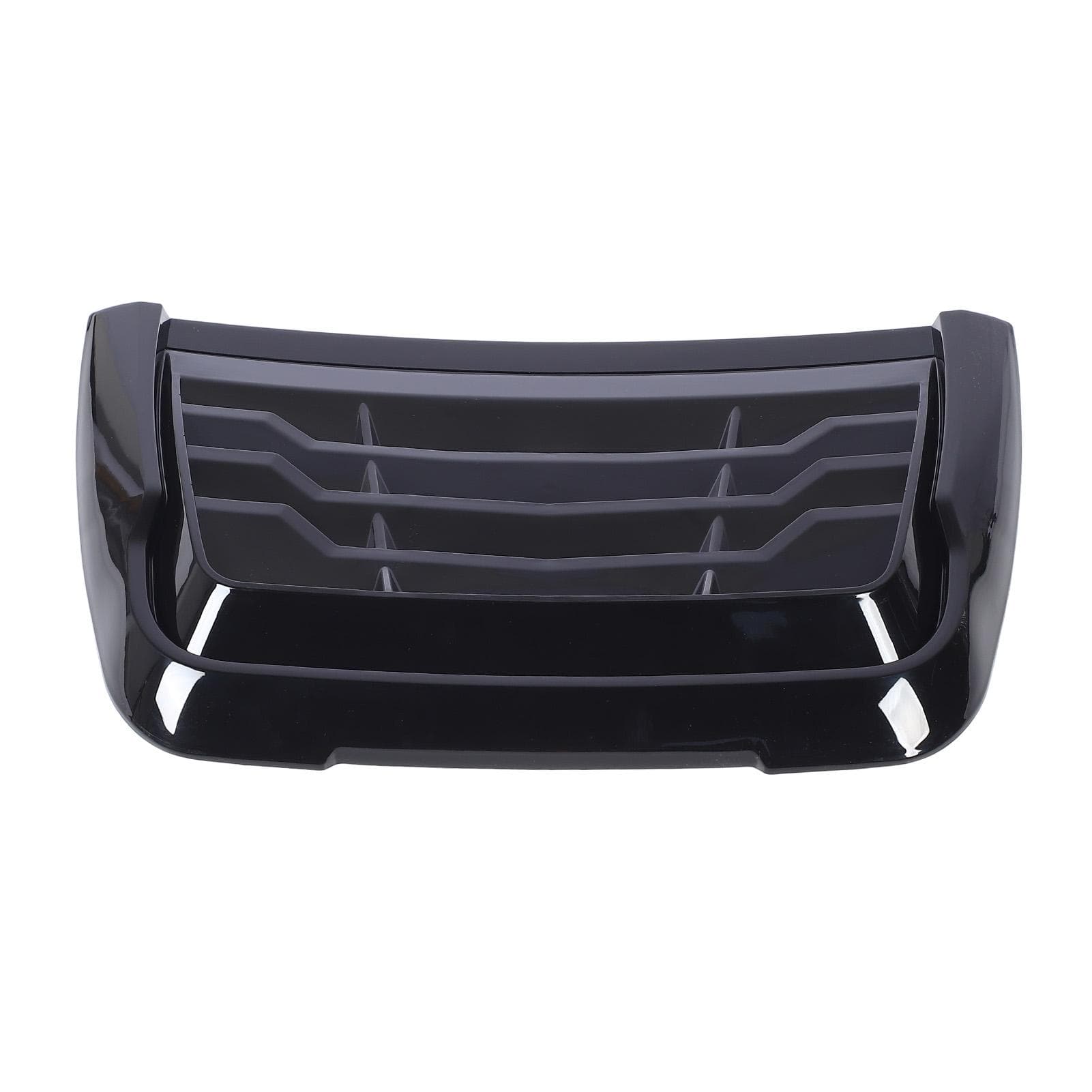 Bonnet Air Intake Vent Scoop Cover Glossy Black Hood Air Intake Trim Cover Improve Heat Dissipation