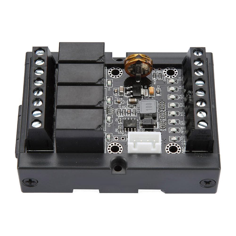 PLC Industrial Control Board FX1N10MR Programmable Relay Delay Module with Shell