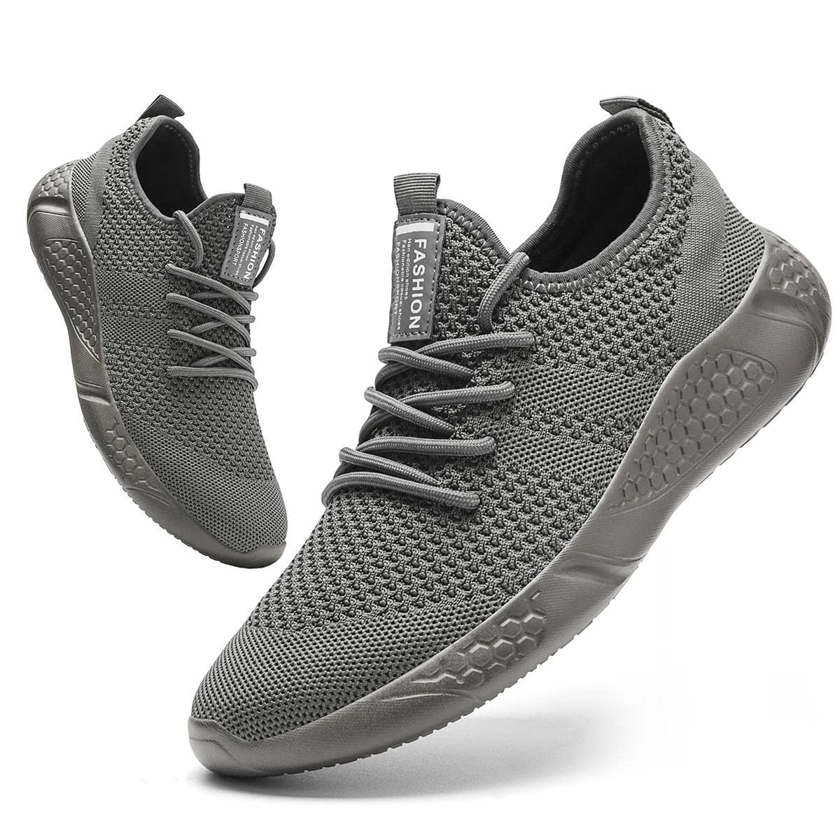 Fujeak Men Sneakers Breathable Running Shoes Light Comfortable Casual Footwear Classic Vulcanized Shoe Fashion Trendy Mesh Shoe 44