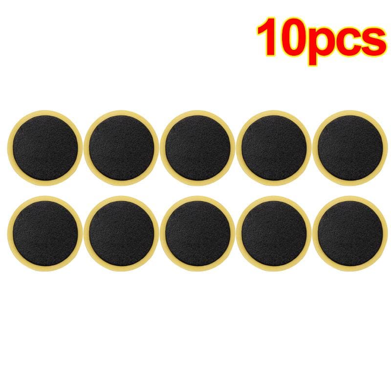 Bicycle Tire Repair Patch Glue-Free Adhesive Quick Repairing Tyre Protection Patch for Mountain Road Bike Inner Tyre Repair Pads 10 pcs