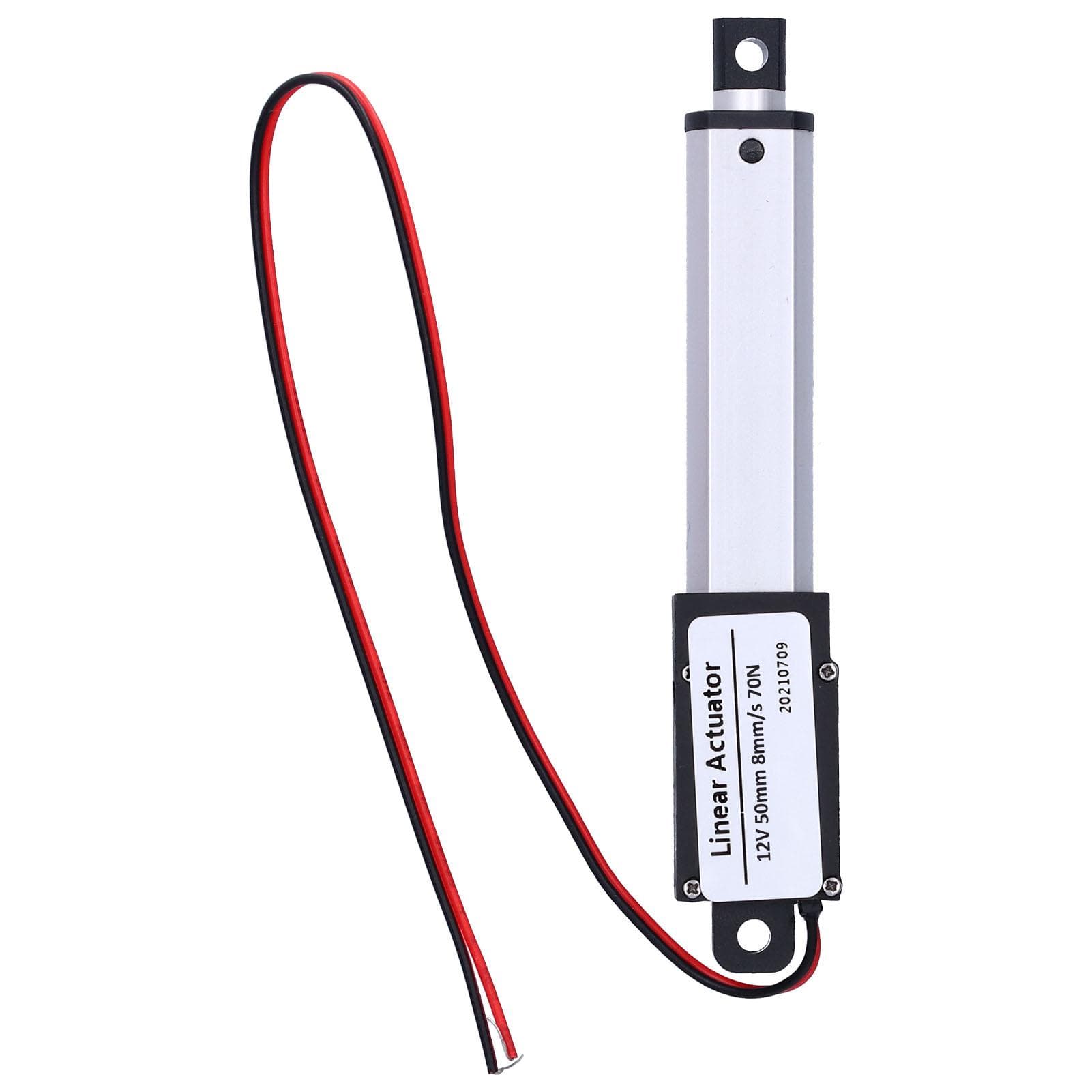 Linear Actuator 50mm Stroke DC 12V Low Noise Internal Limit Switch Mini Linear Motion Actuator for