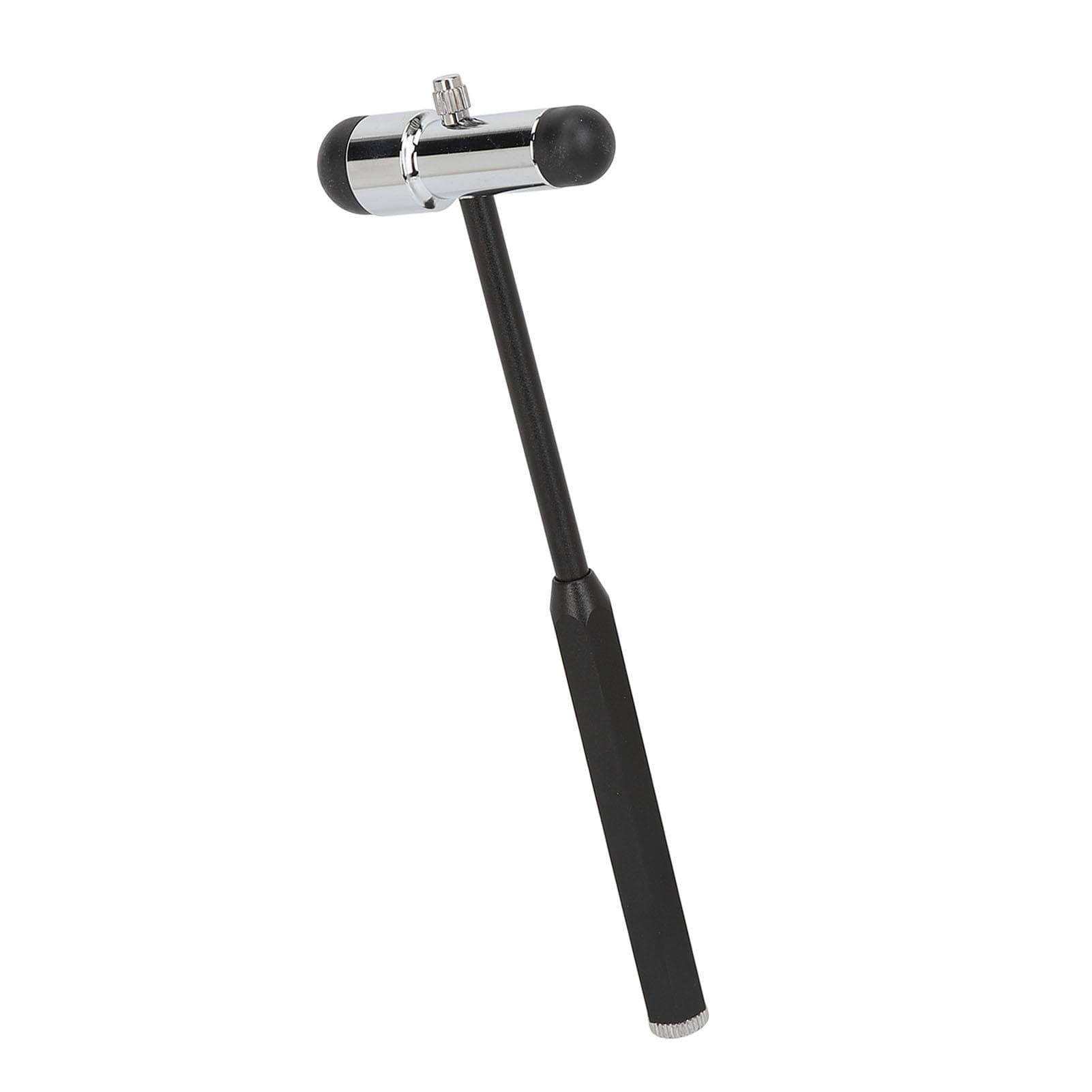 Neurological Reflex Hammer Aluminum Alloy Accurate Testing Comfortable Grip Medical Hammer for black