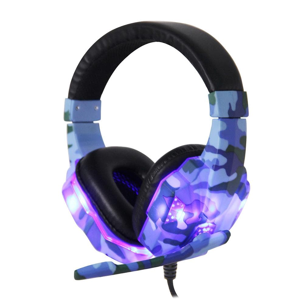 SY830MV Gaming Headset 3.5mm Wired Over Ear Headphones Noise Canceling E-Sport Earphone with Mic