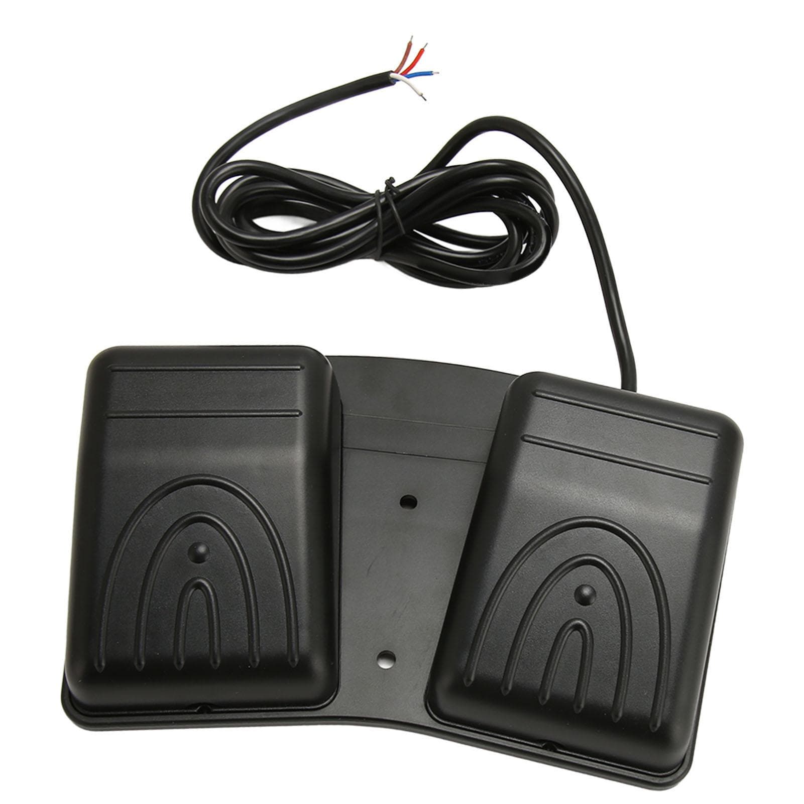 Double Foot Switch High Power Self Locking 2 Wire Foot Pedal Switch for Appliance Industrial