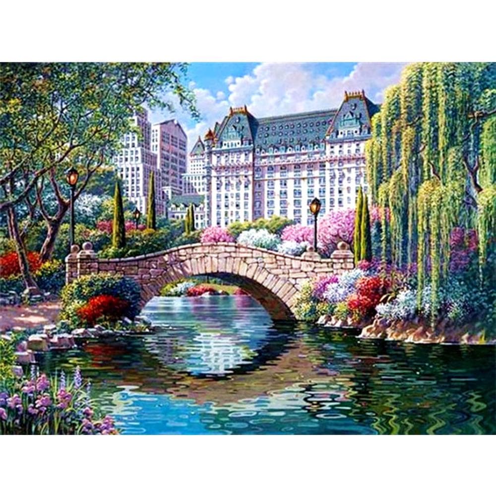 Diamond Painting Birch Forest Diamond Mosaic Scenery Picture Of Rhinestones Home Decor 20X30CM