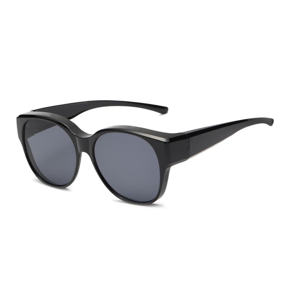 Fashion Retro UV Protection Sunglasses Round Frame Y2K Style Fit Over Glasses for Women Men Driving Outdoor