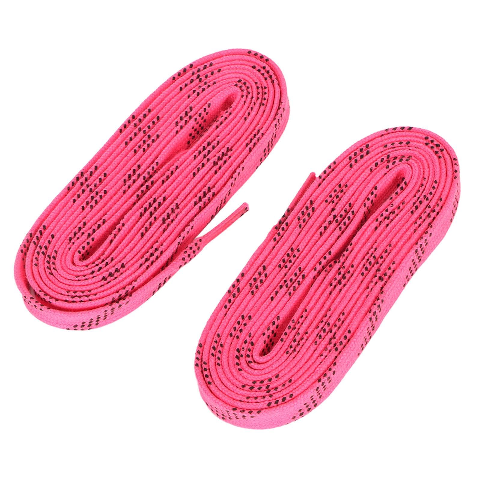 2 Pair Hockey Laces Waxed Tightly Woven Keep Laces Dry Roller Skates Waxed Lace for Regular Shoes