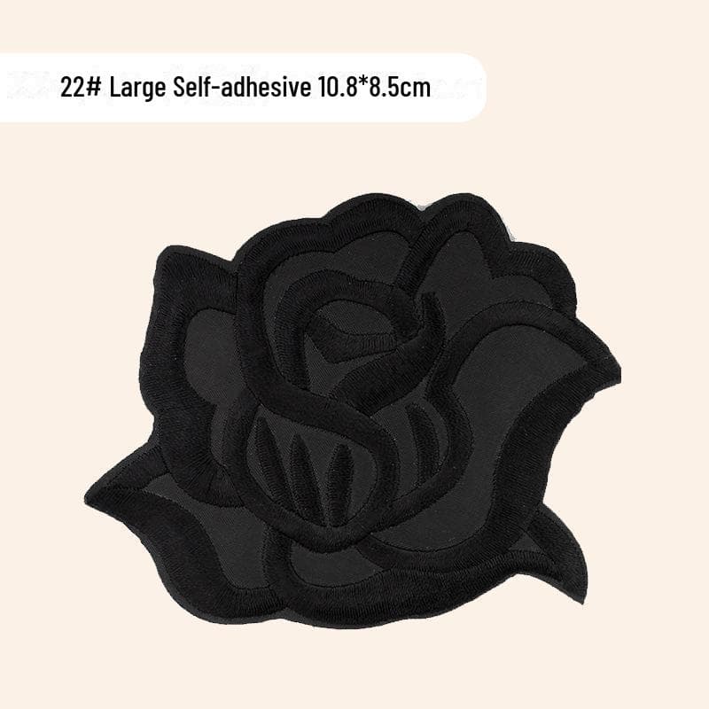 Self-Adhesive Black Repair Patch for Jackets & Backpacks