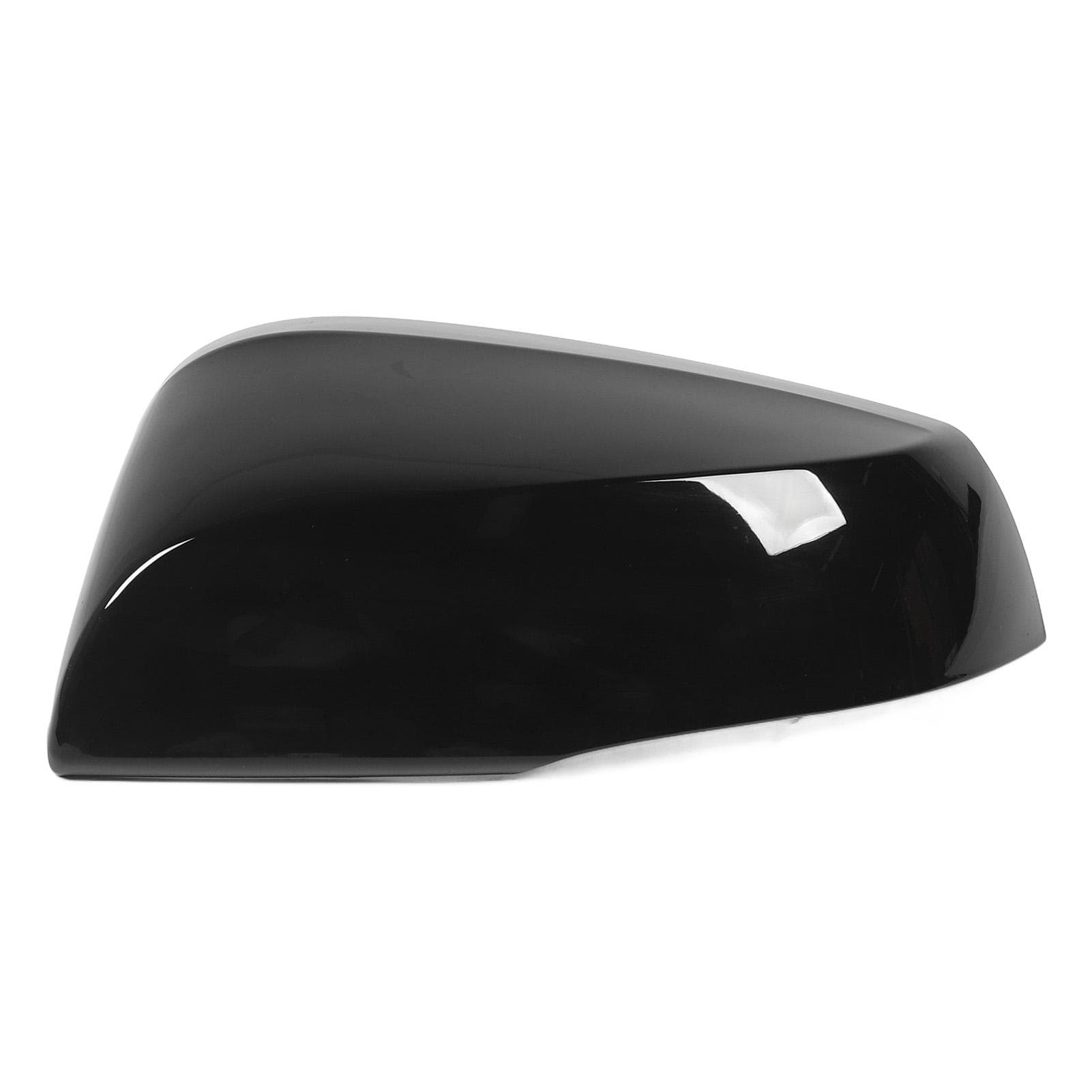 Rearview Mirror Cover Plastic Fadeless Weather Resistant Car Exterior Mirror Cover Cap Black Left