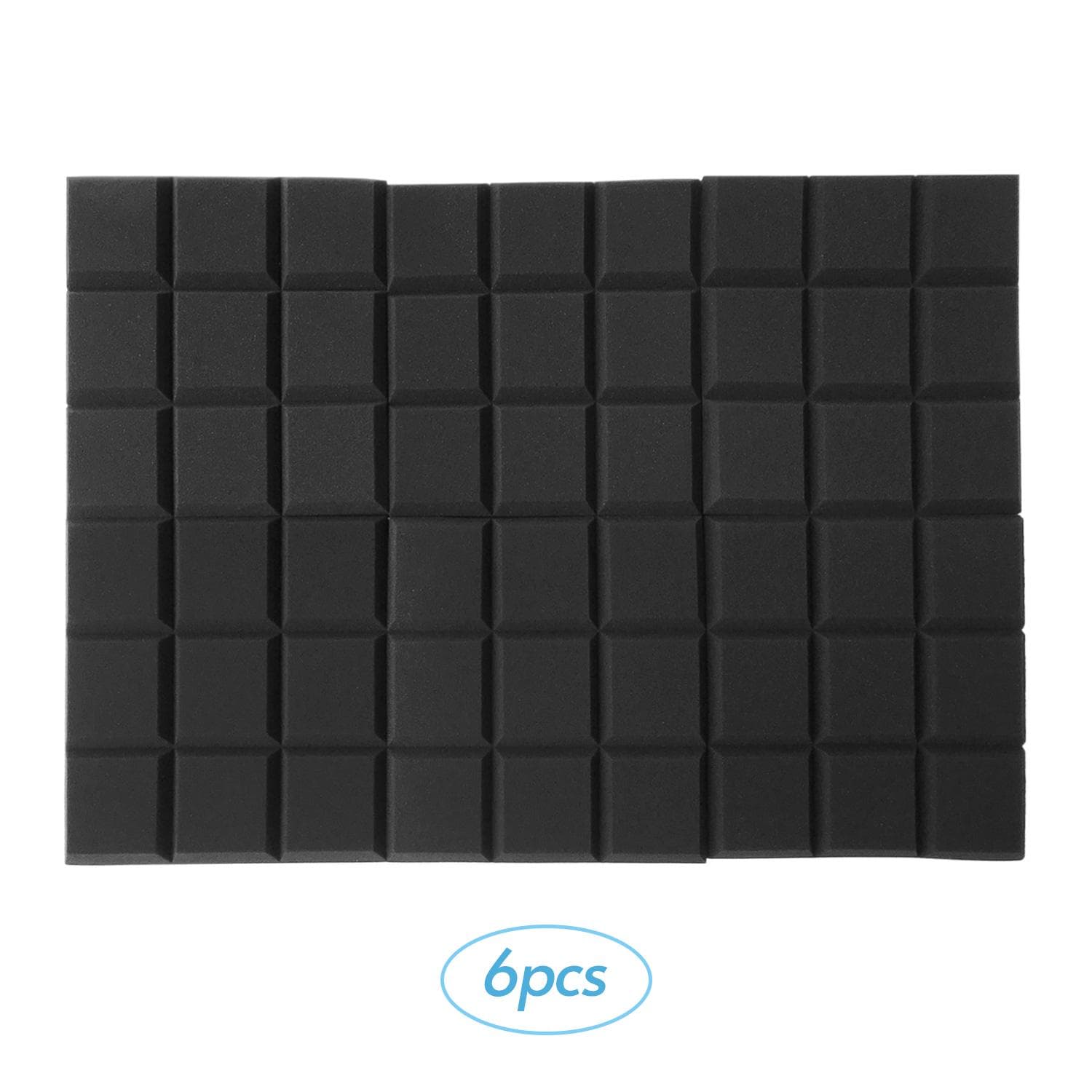 12*12*2inch Studio Acoustic Foams Panels Sound Insulation Foam for Studio KTV Broadcast 6pcs