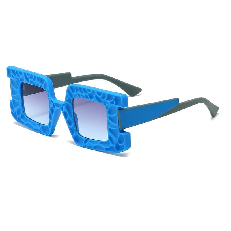 New Square Steampunk Sunglasses Women Luxury Y2K Concave Convex Frame UV400 Protection Fashion Designer Shades as picture