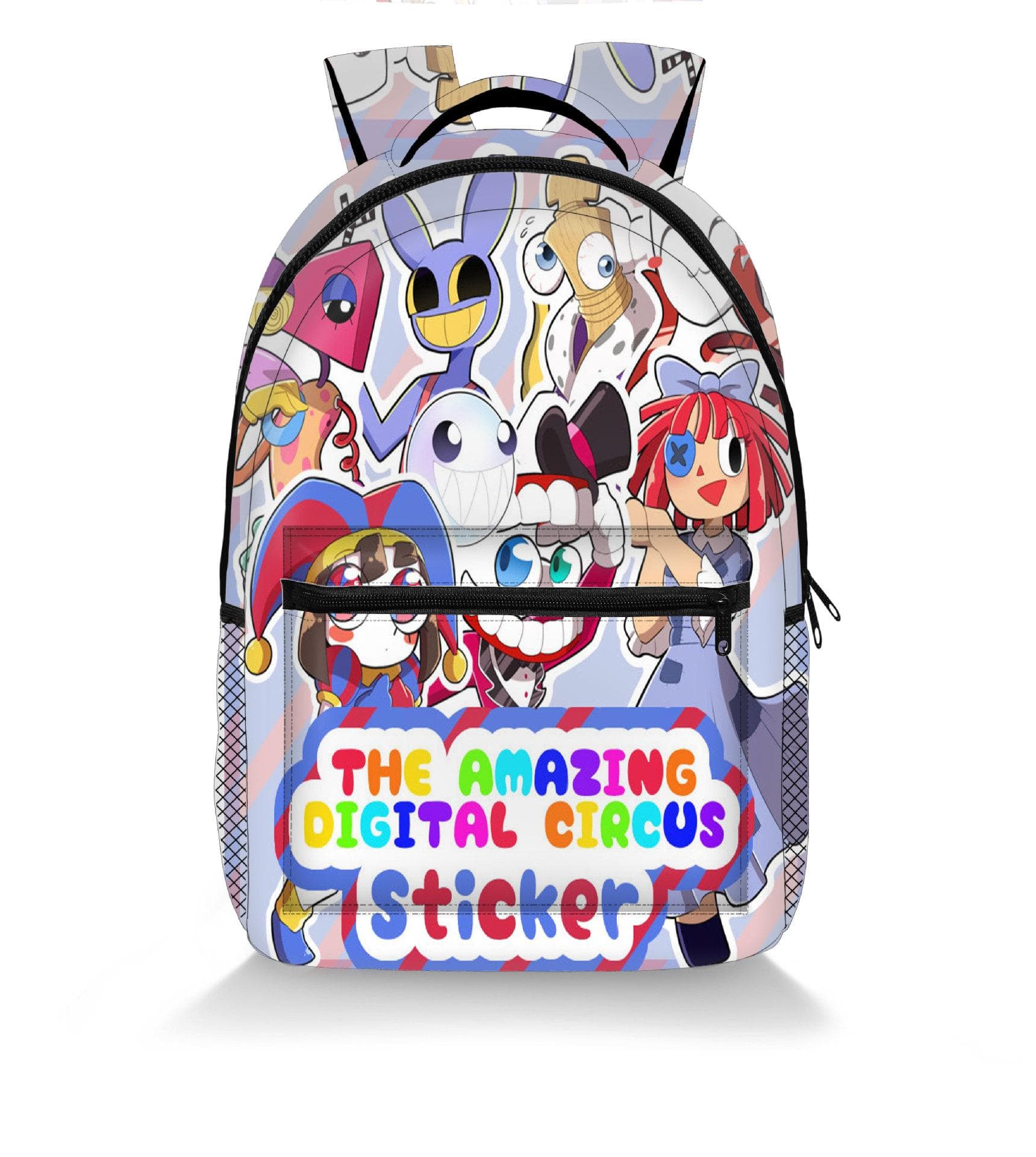 2024 3D Cyber circus School Backpack for Teen Boys Students the amazing digital circus school bag