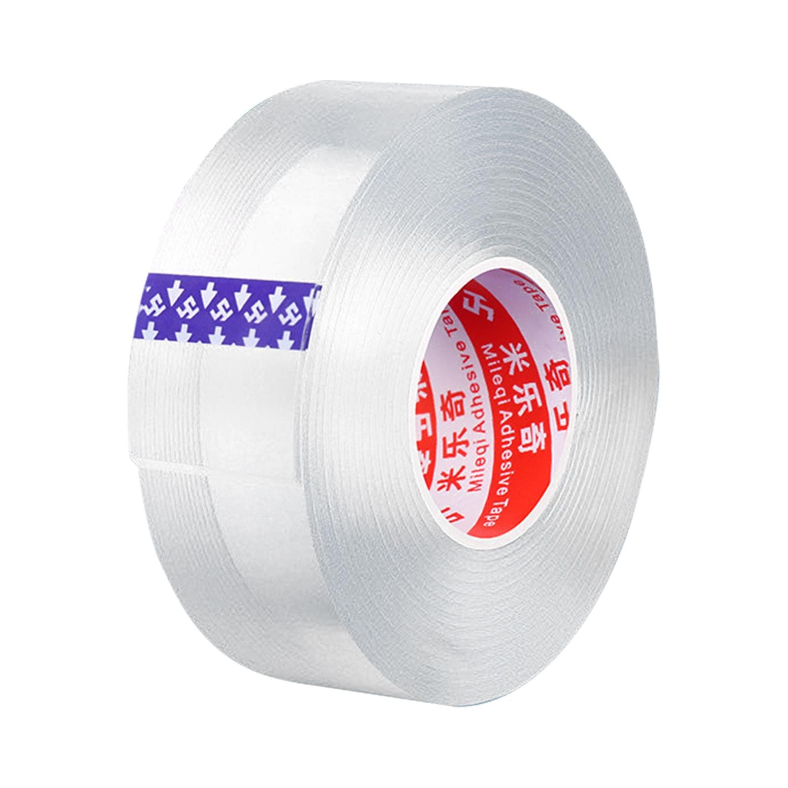 Nano Tape Heavy Duty Double Sided Mounting Adhesive Tape Washable Removable Tapes for Indoor 3cm x 3m transparent