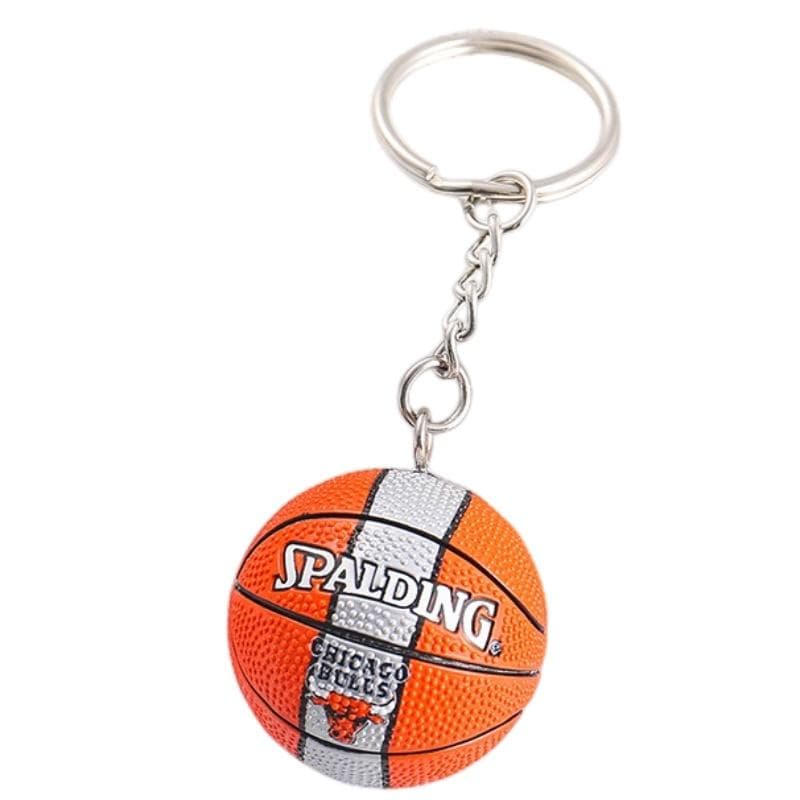 Leather Basketball Keychain With James Curry Durant Kobe Harden And Irving Pendants Bulls