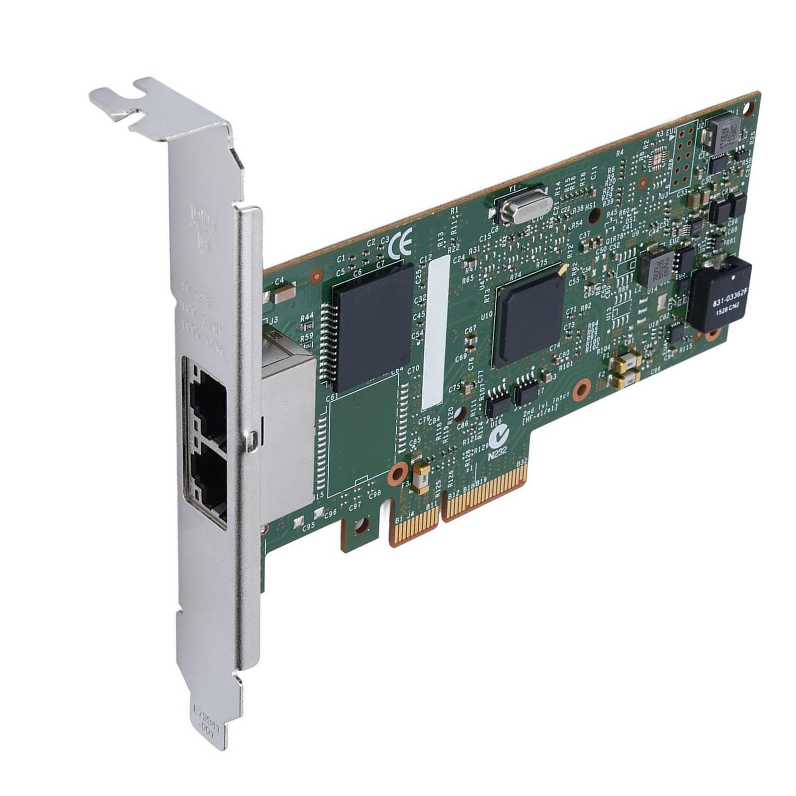 Ethernet Server Adapter I350-T2 PCIE Gigabit Double Port Network Card 10 100 1000Mbps