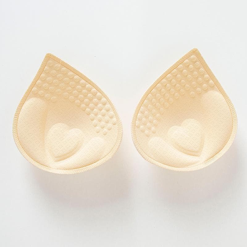 Bikini Bra Padding Chest Cups Pad Women Clothes Inserts Accessories Breast Bra Inserts Reusable Water Drop Shape Breast Lingerie L