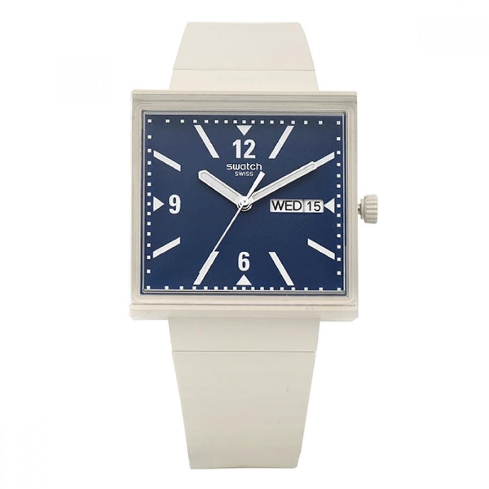 SWatch So34t700 Bioceramic What If Beige Women S Pu Watch SO34T700