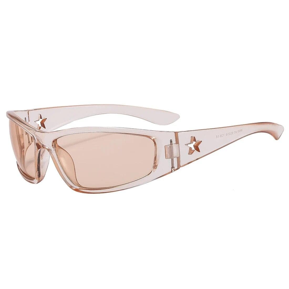 Fashion Punk Cat Eye Sunglasses Goggle Y2k Luxury Sun Glasses Future Technology Uv400 Female Designer Glasses