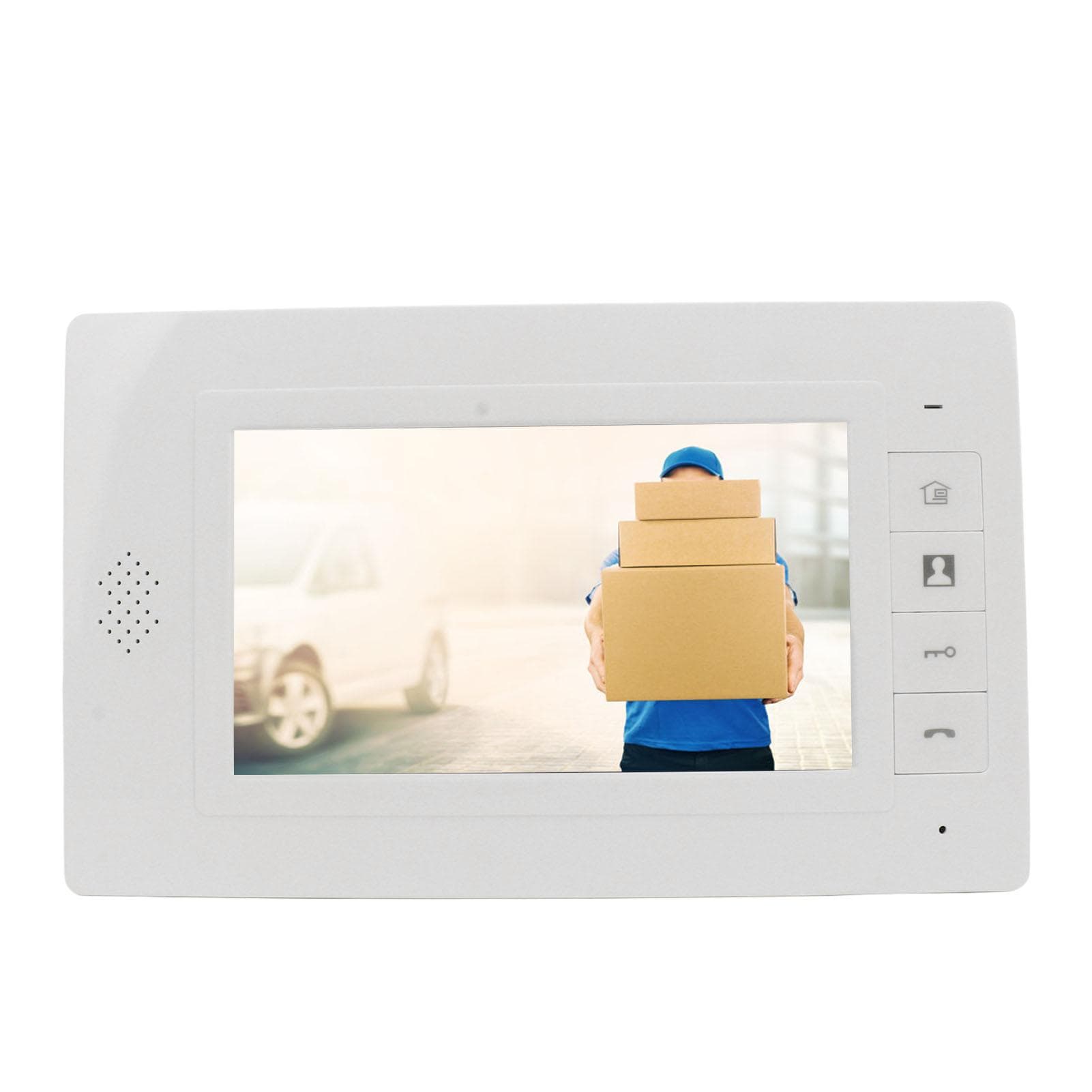 Wired Video Intercom System 7 Inches Video Doorbell Door Phone System HD Camera Kits Support Unlock EU Plug