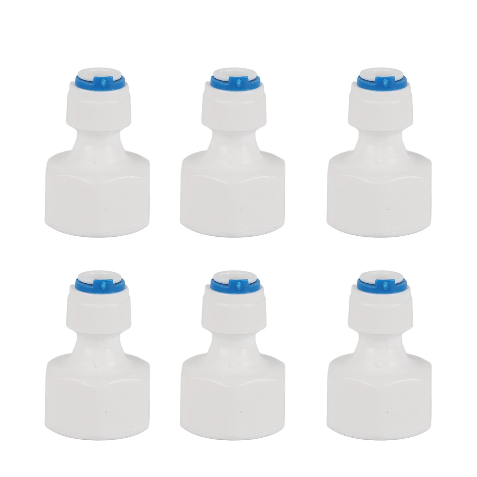 6pcs 1/4 Tube OD to 1/2 Female Push in Quick Connector for Water Filter Reverse Osmosis