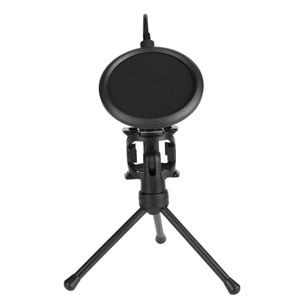 Microphone Shockproof Shock Mount Filter Bracket Stand Mic Stand for Podcast Studio Desktop