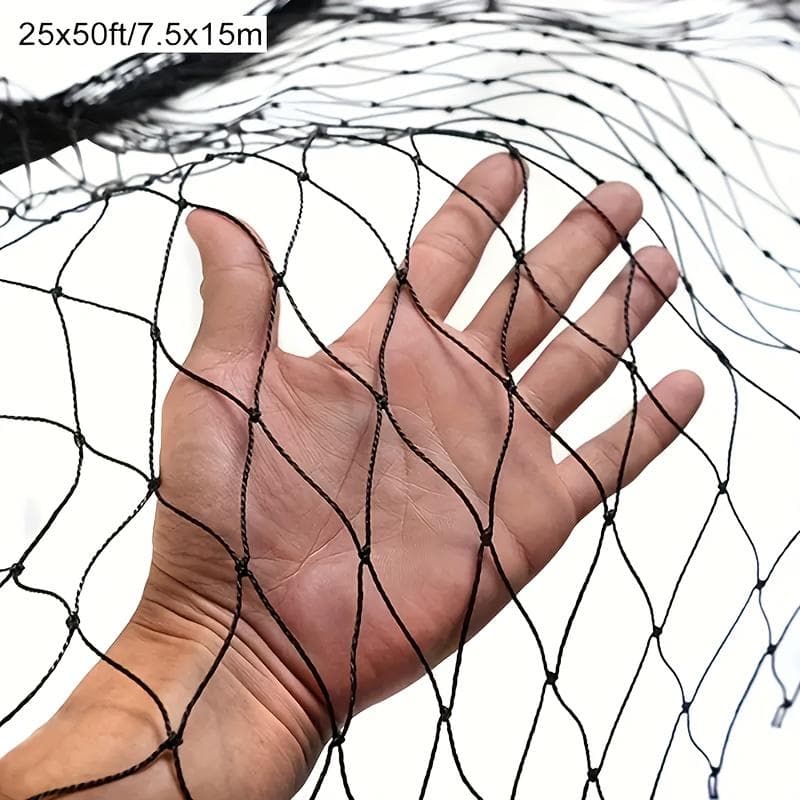 Nylon Poultry Net - Easy To Install and Clean, Outdoor Poultry Net | Multifunctional Animal Barrier | Reusable Net 295.28*590in/7.5*15m