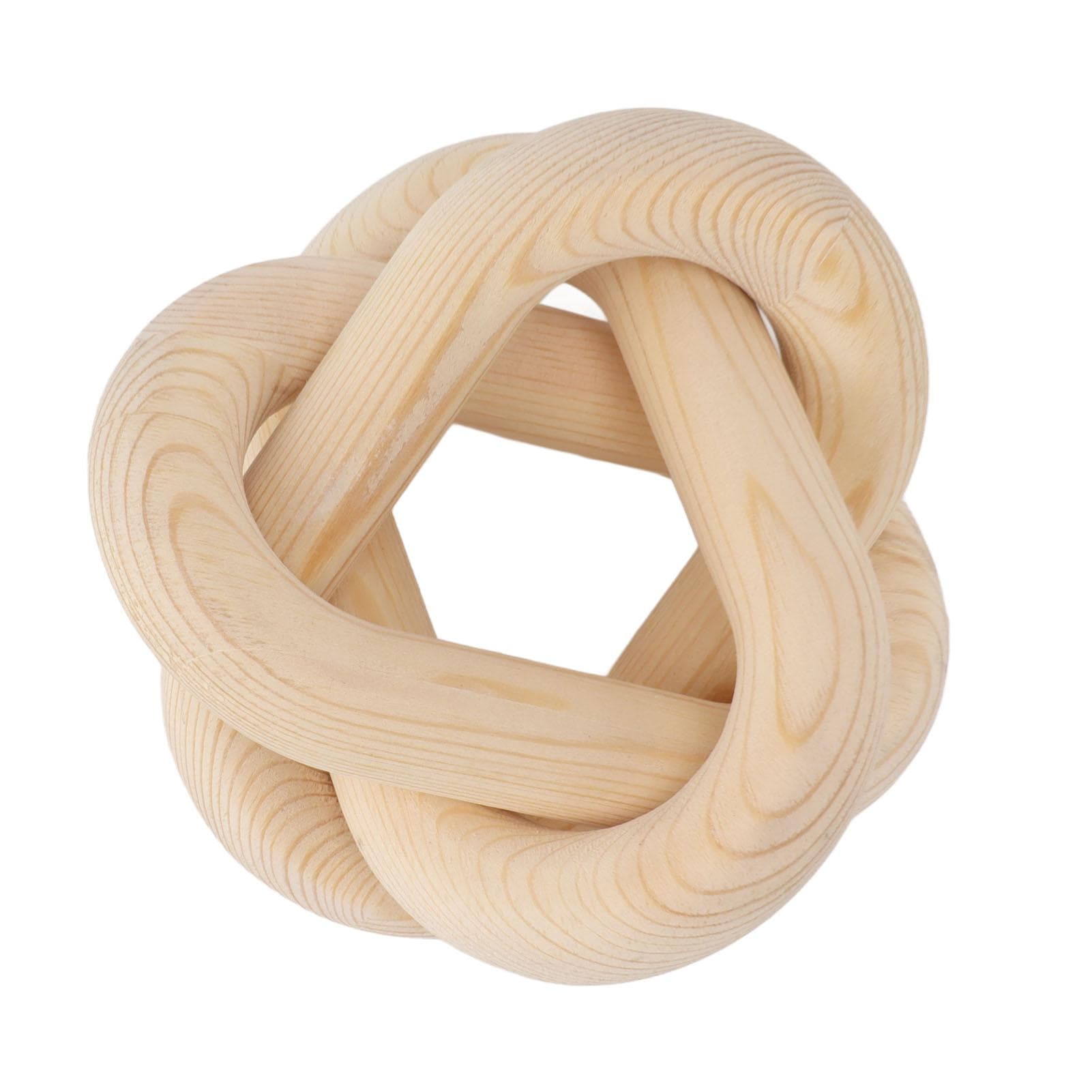 Decorative Wood Chain 3 Link Wood Chain Link Decorations for Home Living Room Coffee Shop Natural