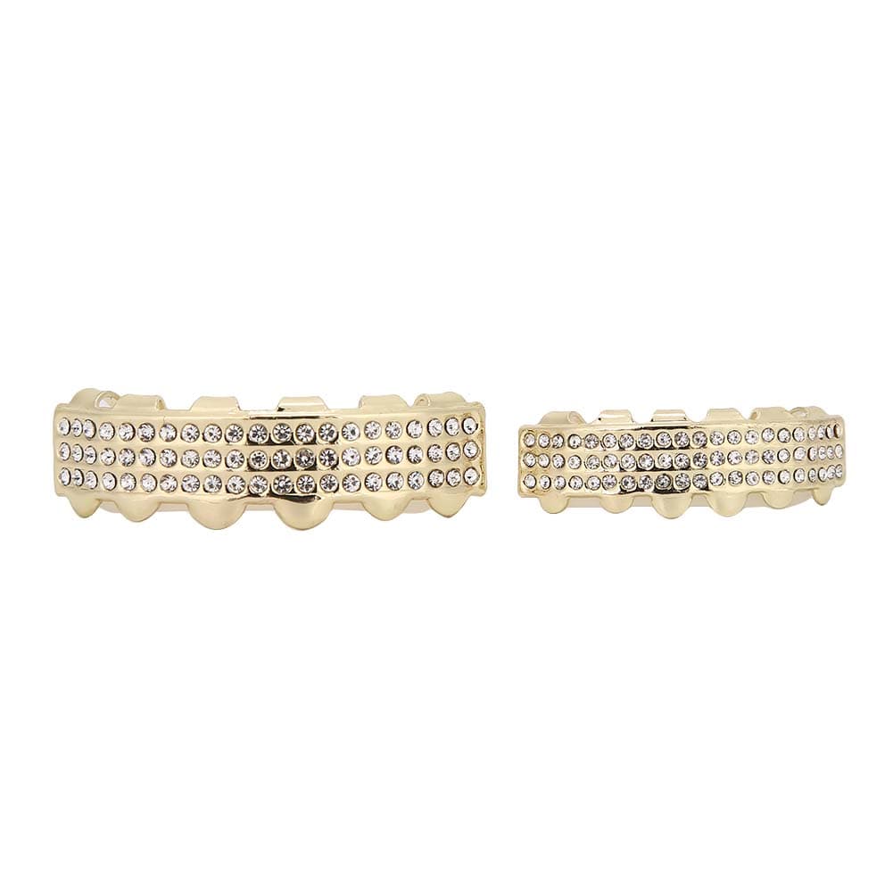 Teeth Set Bling Teeth Accessory Decoration for Halloween Party Hip Hop Show
